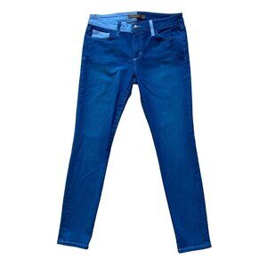 Joes Jeans Mandee style Skinny Ankle 29 Blue color block soft Denim Womens Pants